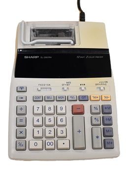 Sharp EL-2901RH Electronic Calculator