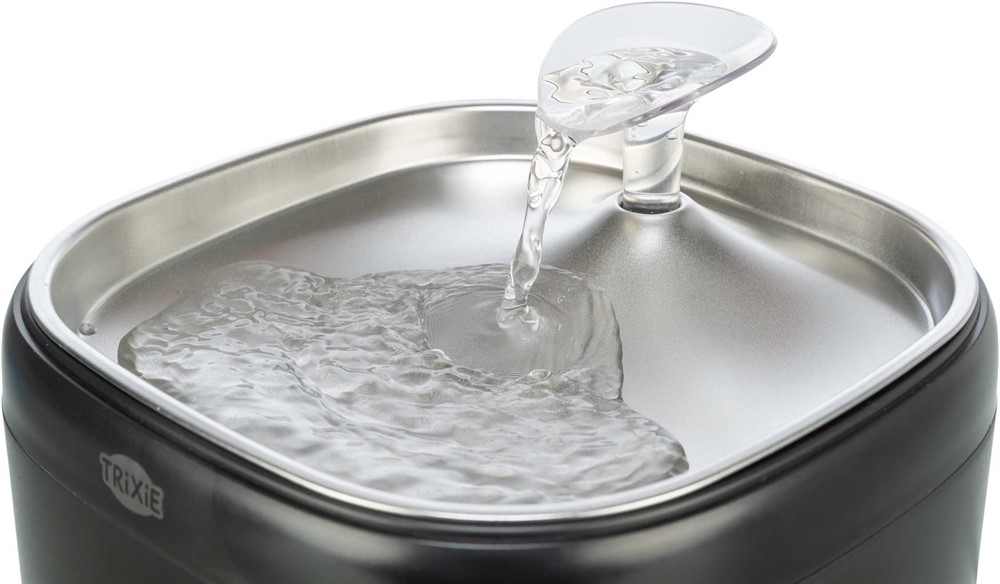  Aqua Pure fontän, plast/rostfritt stål, 2 liter - 2