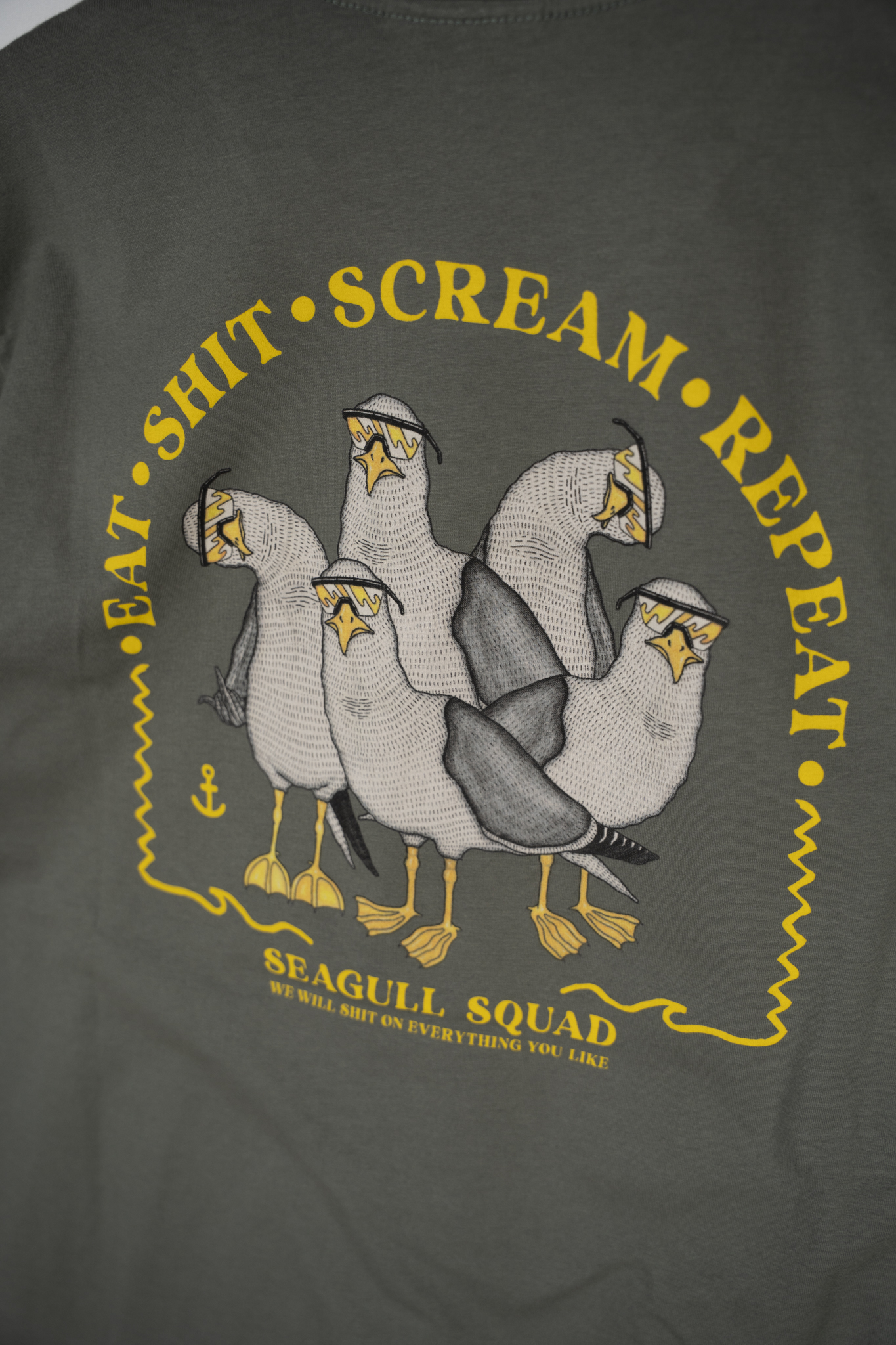 Lakor Seagull Squad Back T-shirt Urban Chic - 3
