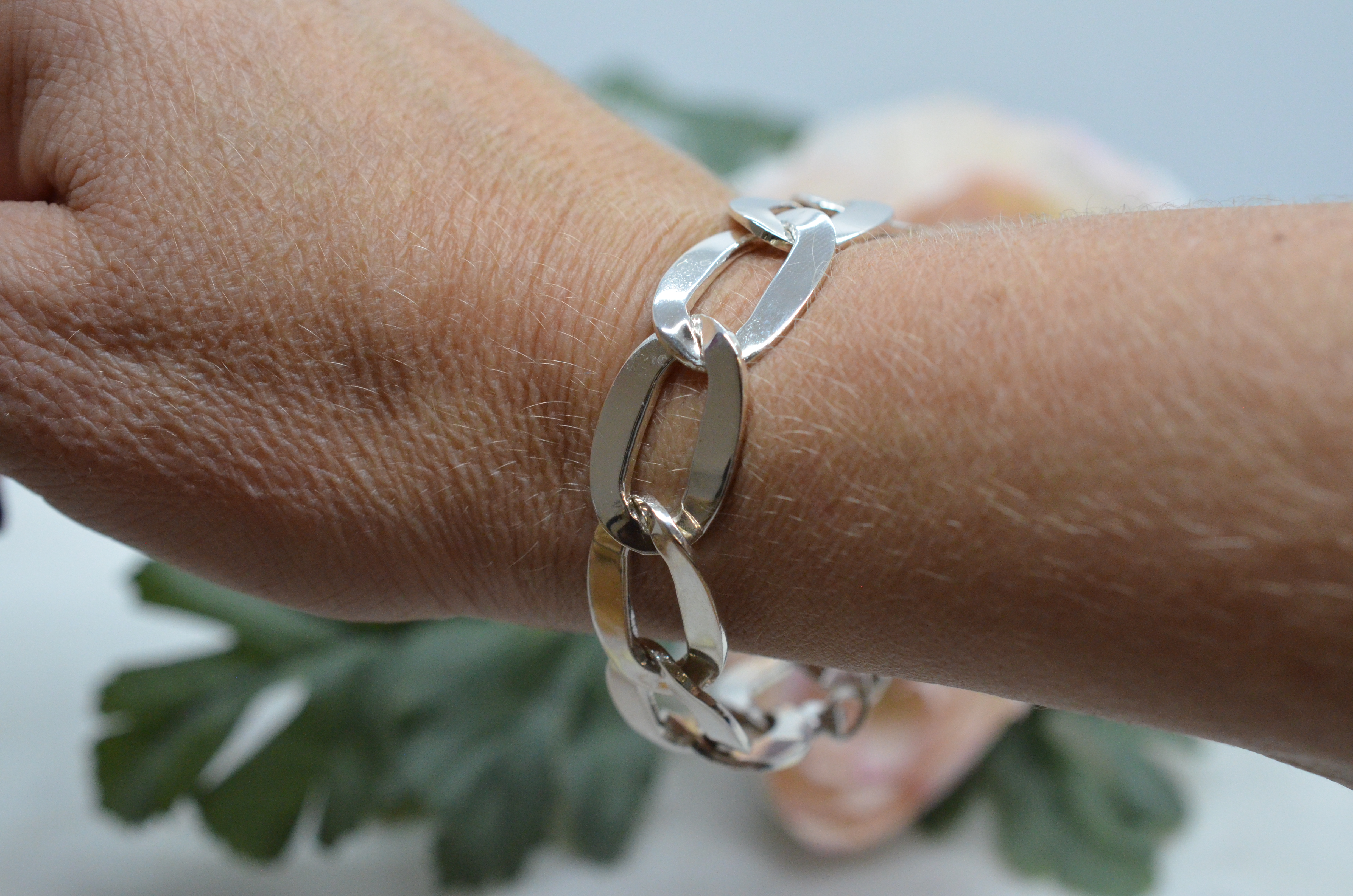 Second Hand silverarmband - 5