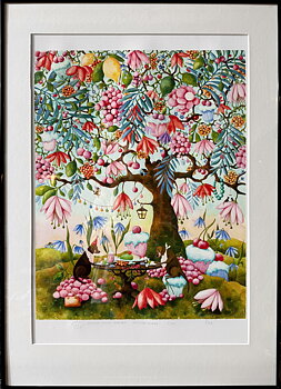 Fine Art Print -  Cupcake Garden 