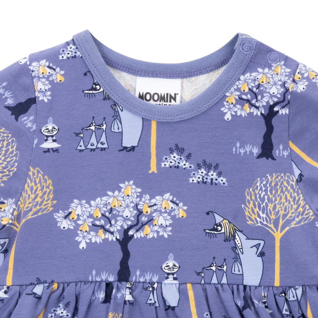 Moomin Baby Bodysuit - Filifjonkan Blue - 4