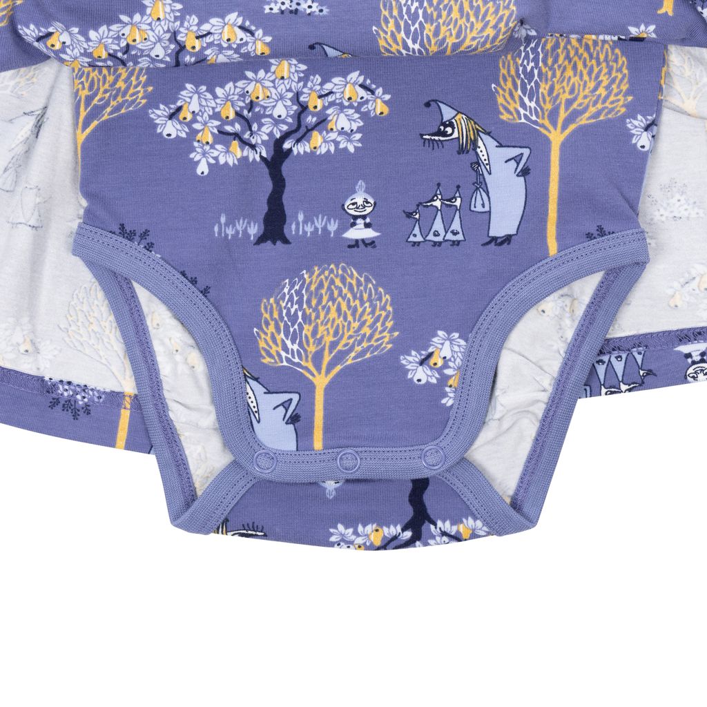 Moomin Baby Bodysuit - Filifjonkan Blue - 7