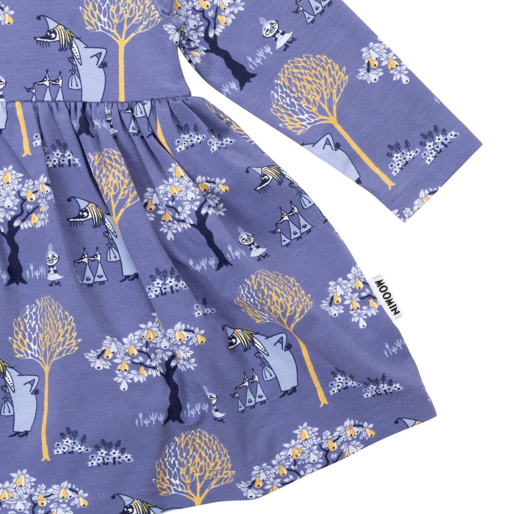 Moomin Baby Bodysuit - Filifjonkan Blue - 5