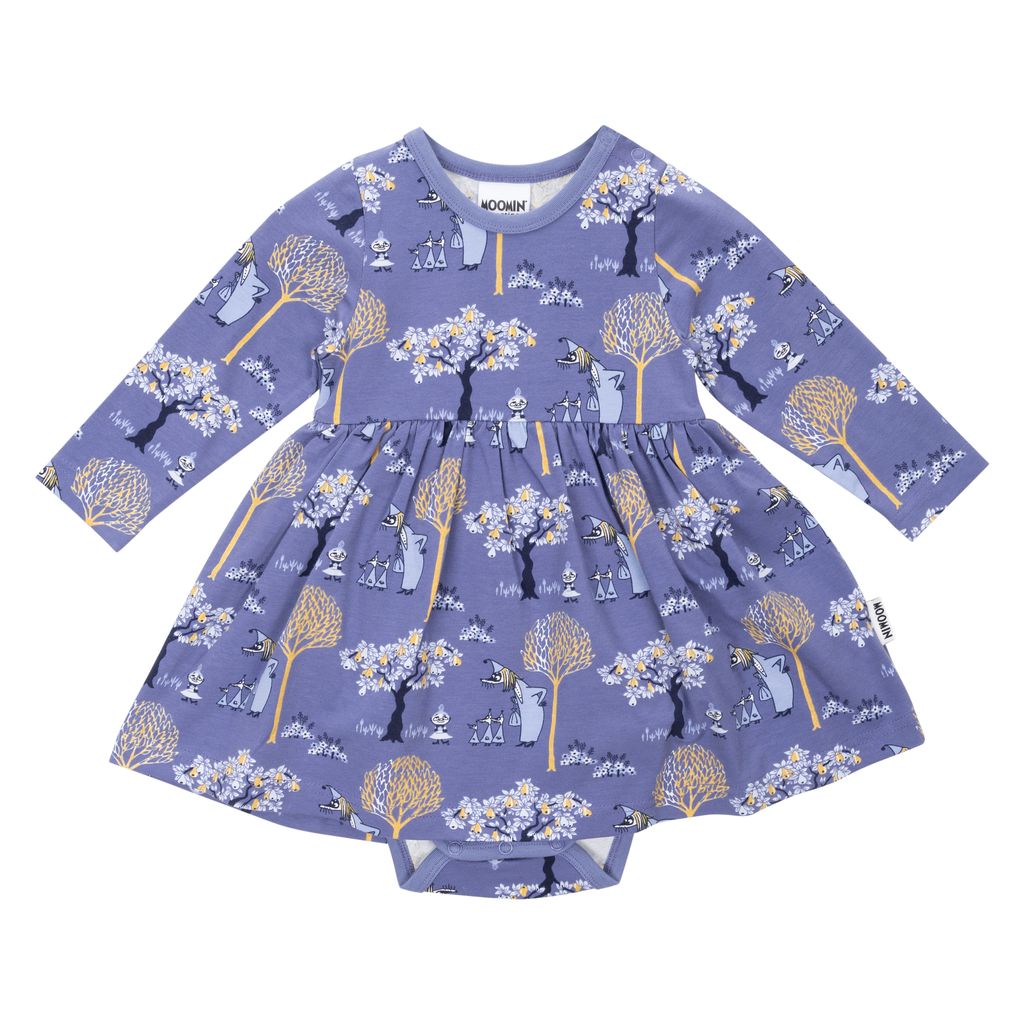 Moomin Baby Bodysuit - Filifjonkan Blue