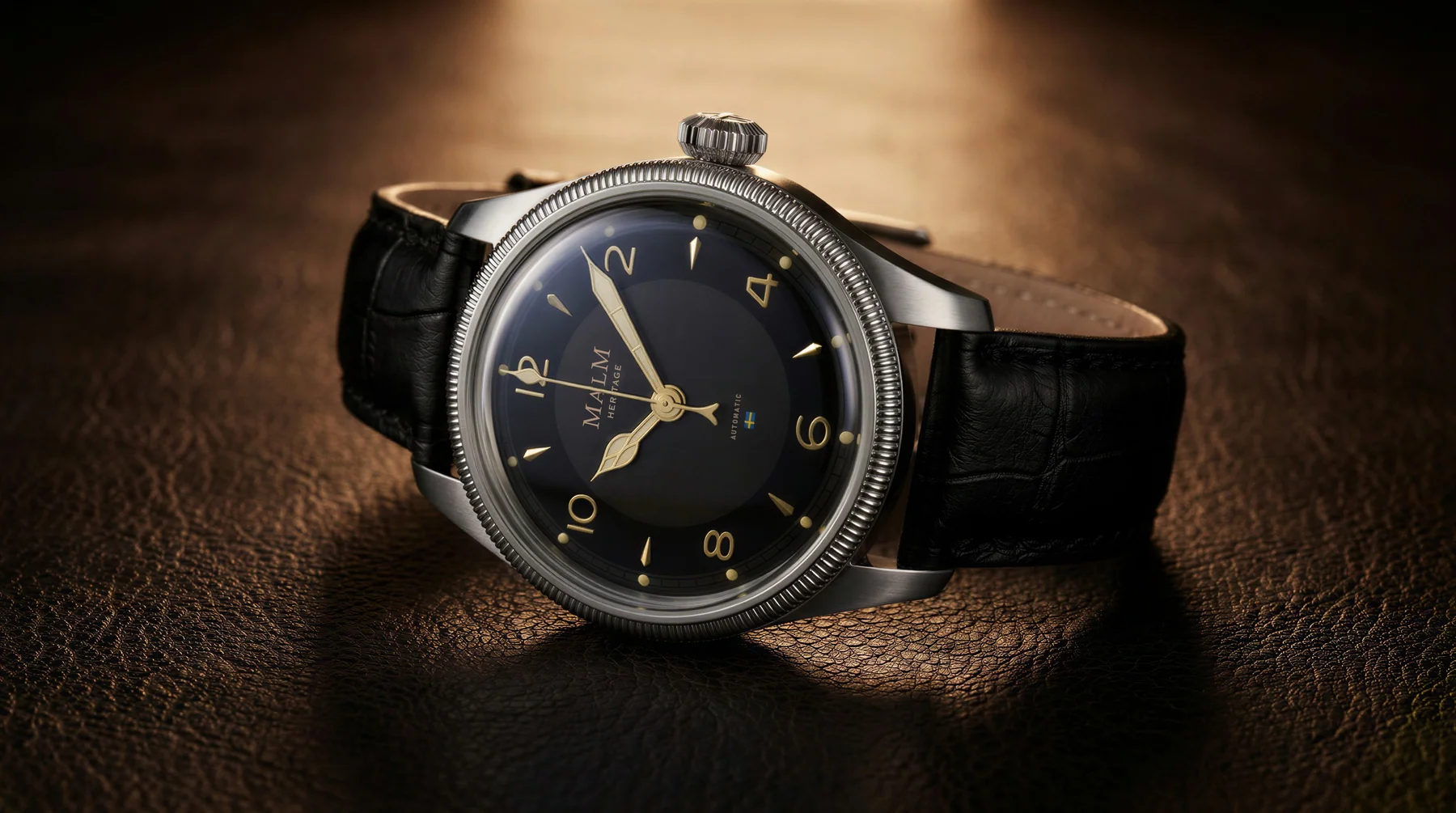 MALM Heritage 39 Black Swiss Automatic - 2