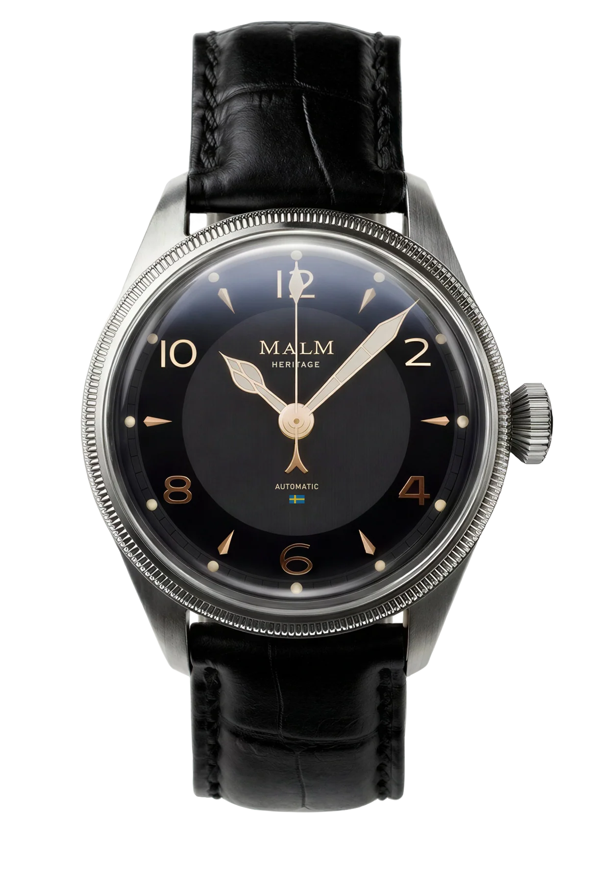 MALM Heritage 39 Black Swiss Automatic