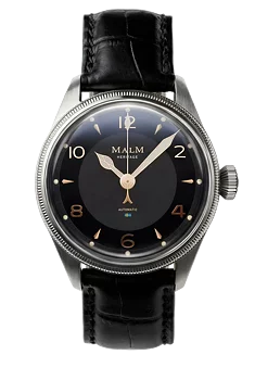 MALM Heritage 39 Black Swiss Automatic