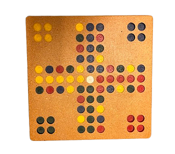 Fia-spel (utan pjäser) trä 49x49 cm