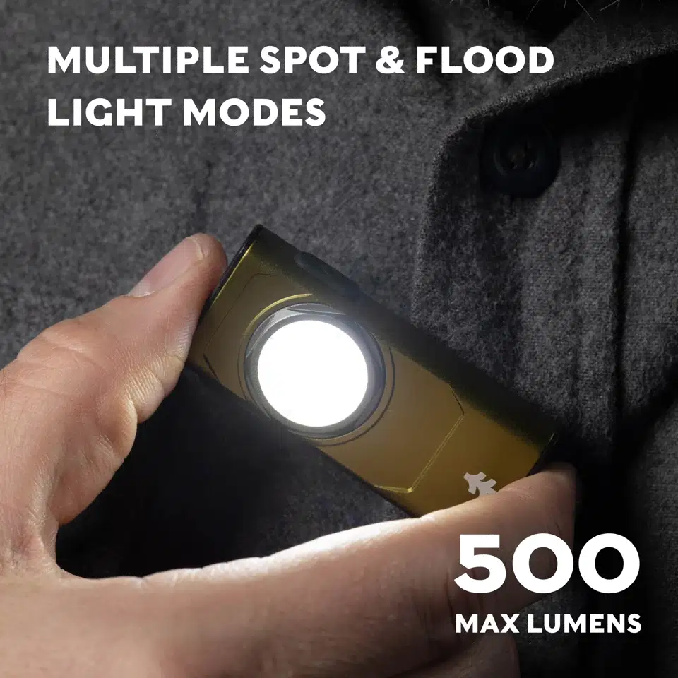 SWISSTECH  KLIPPLICHT uppladdningsbar clipslampa - 500 lumen ST088027 - 8