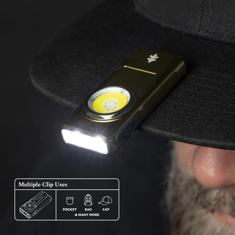 SWISSTECH  KLIPPLICHT uppladdningsbar clipslampa - 500 lumen ST088027 - 7