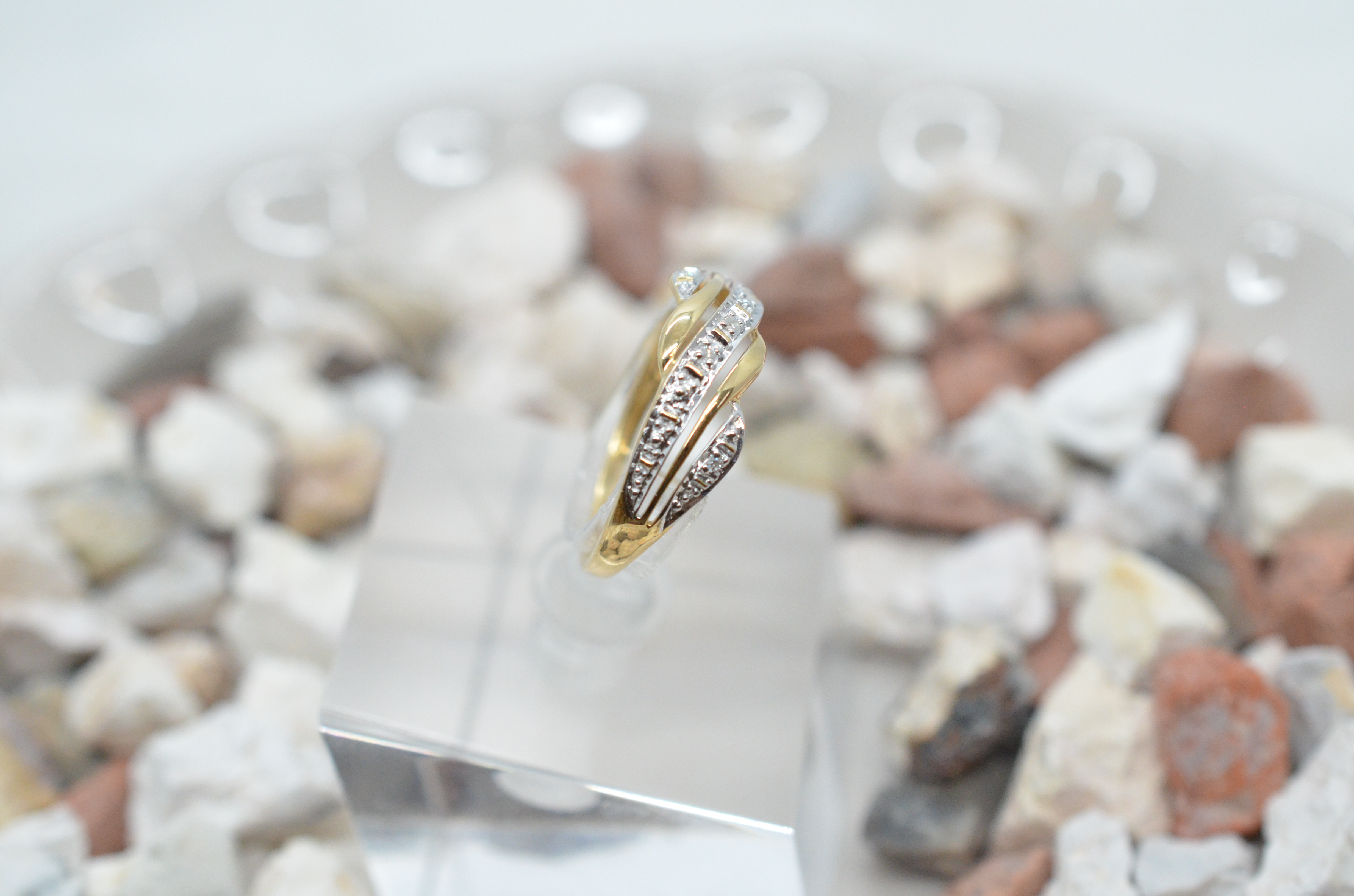 Second Hand 18k diamantring  - 2