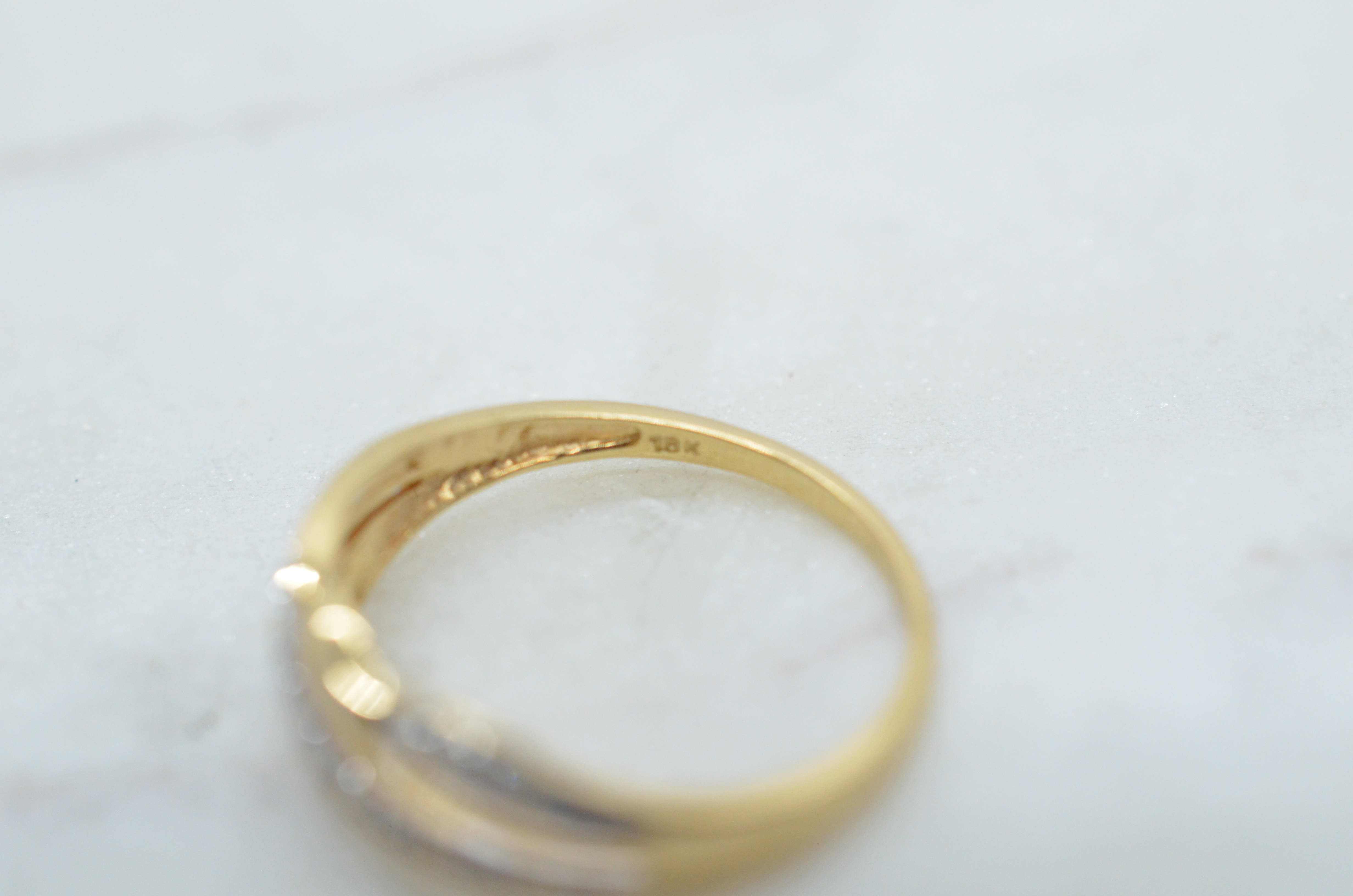 Second Hand 18k diamantring  - 4