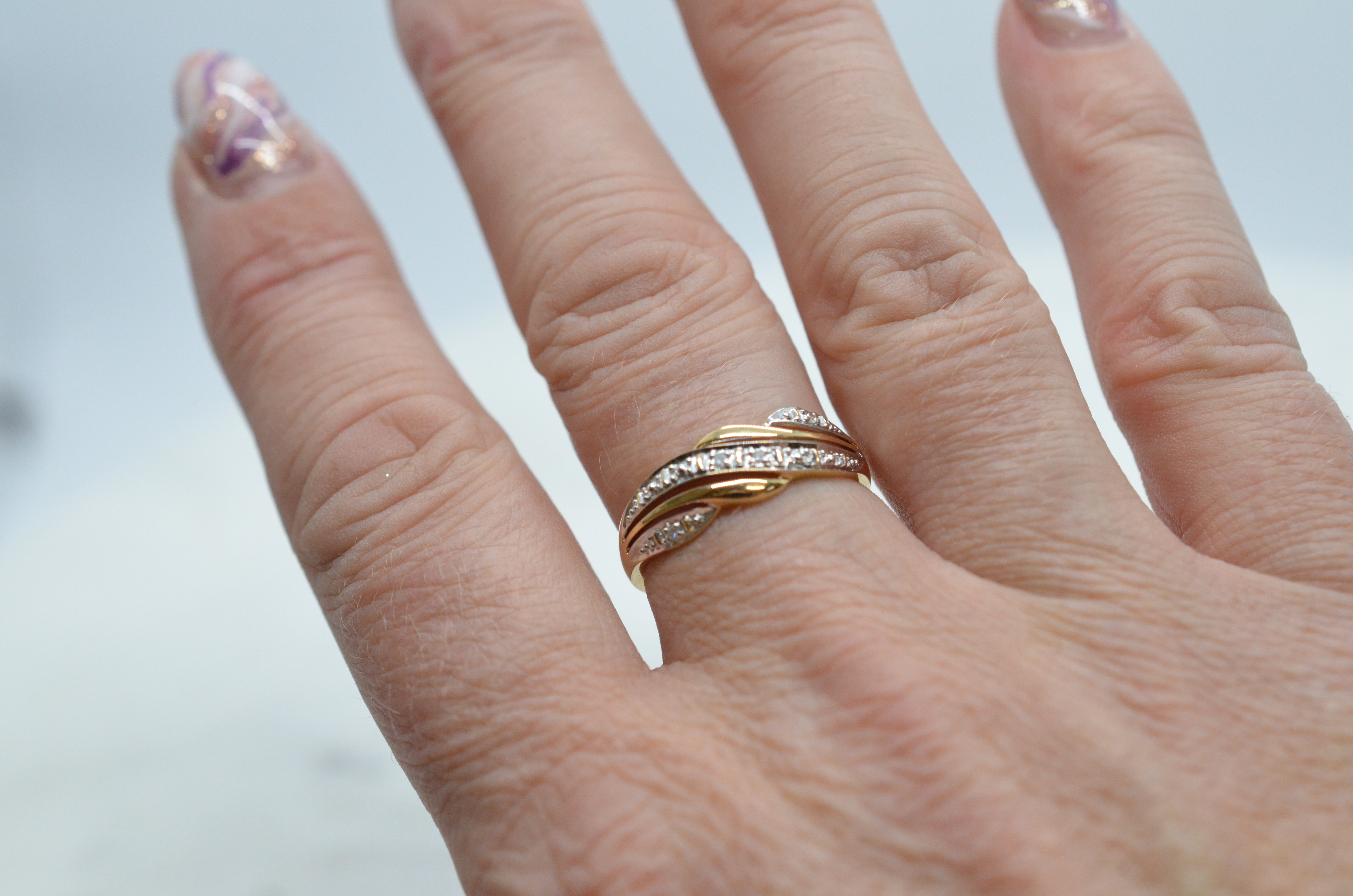 Second Hand 18k diamantring  - 5