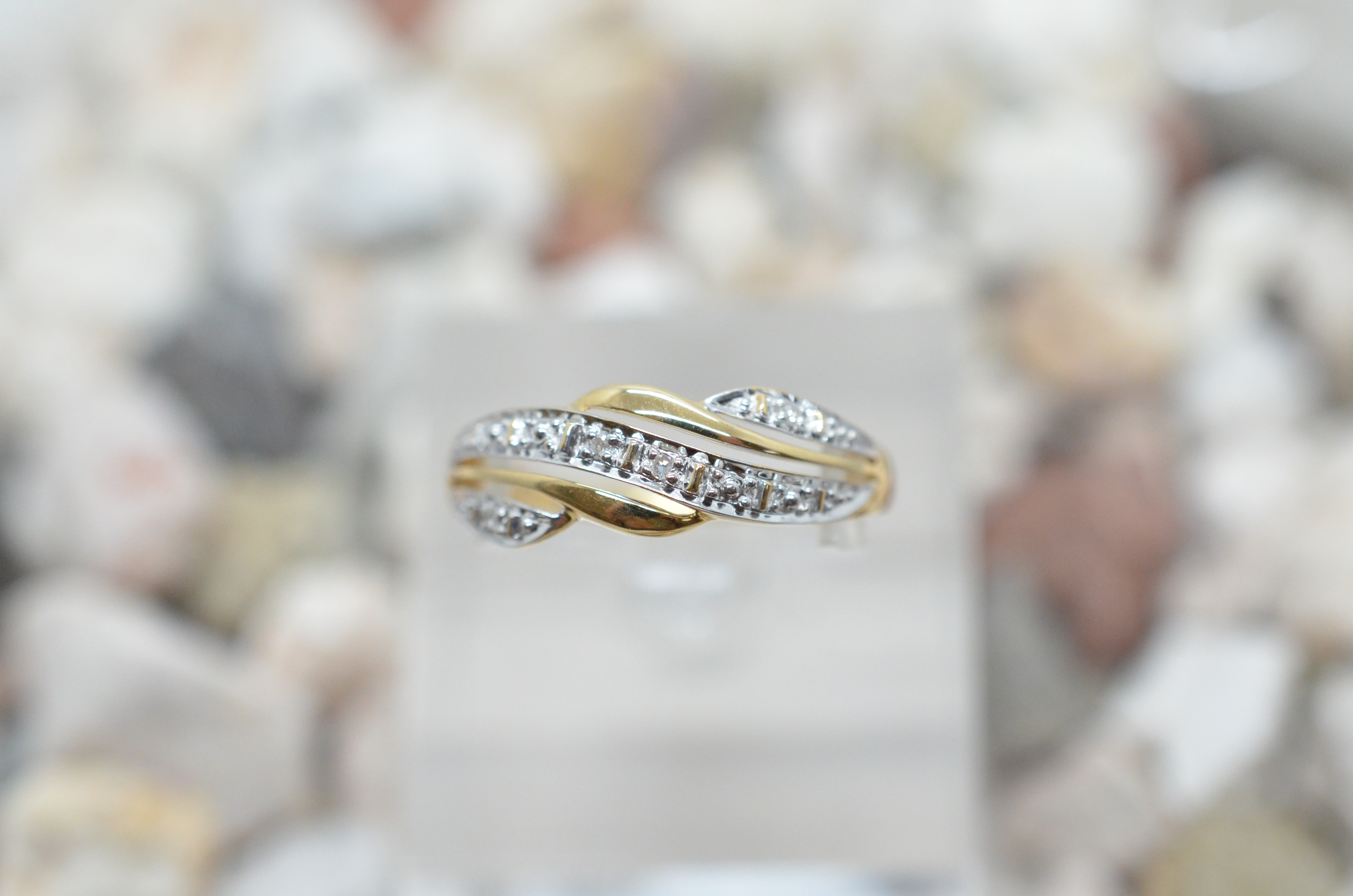 Second Hand 18k diamantring 