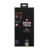 SWISSTECH lampa toll 1000 lumen, uppladdningsbar 