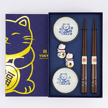 Tokyo Lucky Cat Presentset  6-delar