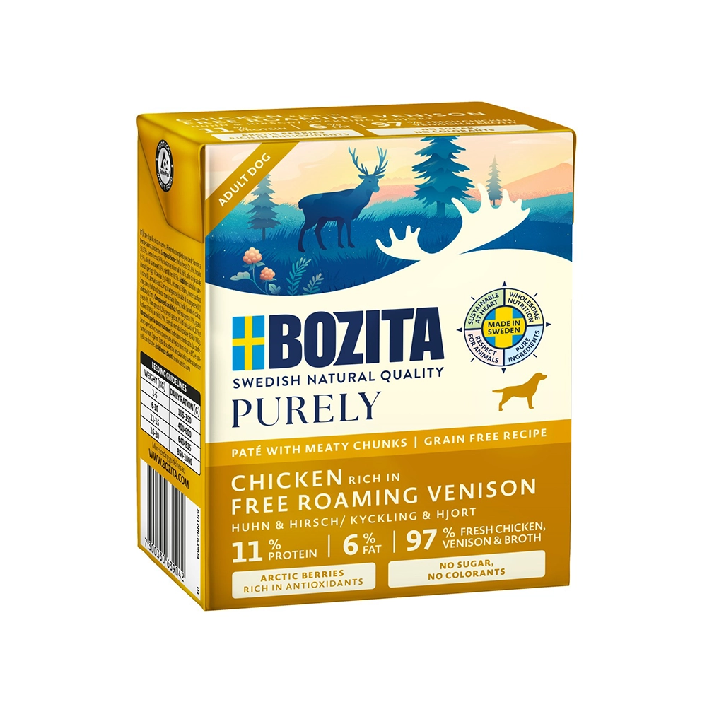 Bozita Purely Pâté: Venison and Chicken Adult Dog Food
