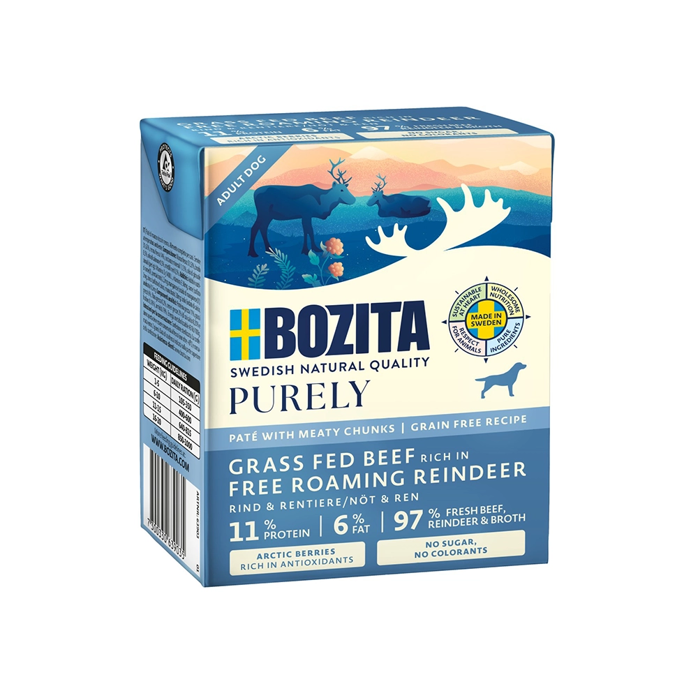 Bozita Purely Pâté Dog Food, Pure and Beef Flavor