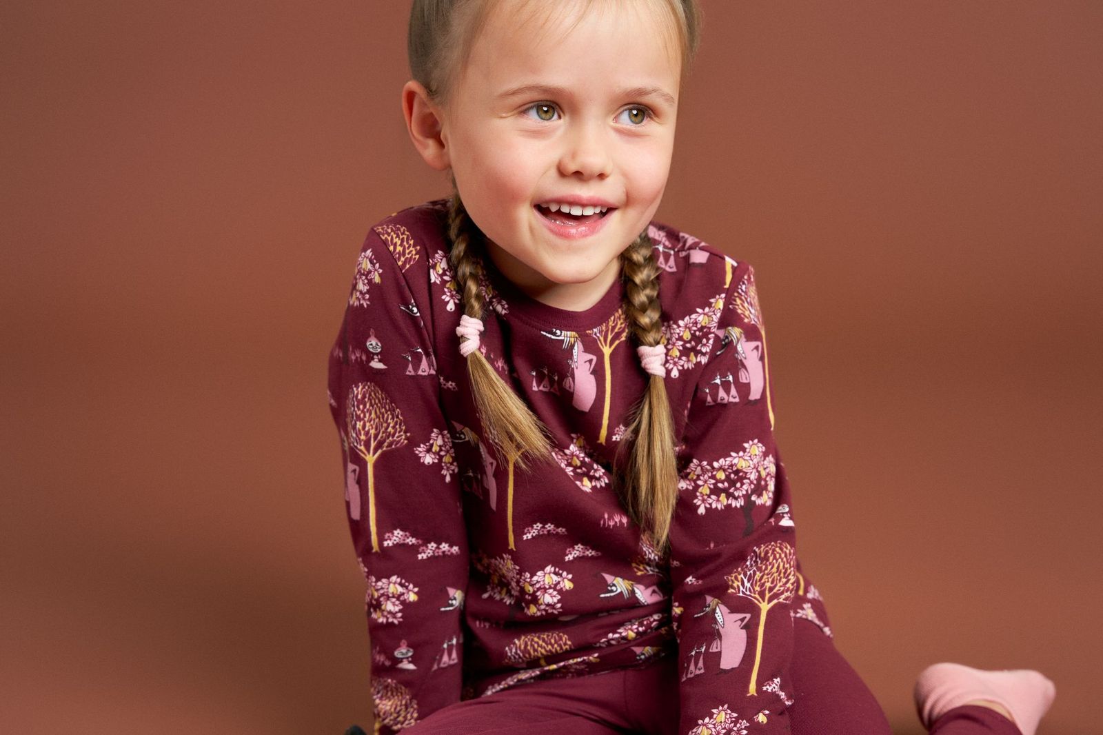 Moomin Kids' Sweatshirt - Filifjonkan Burgundy - 3