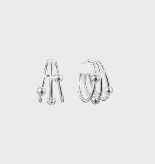 Kehät earrings small silver