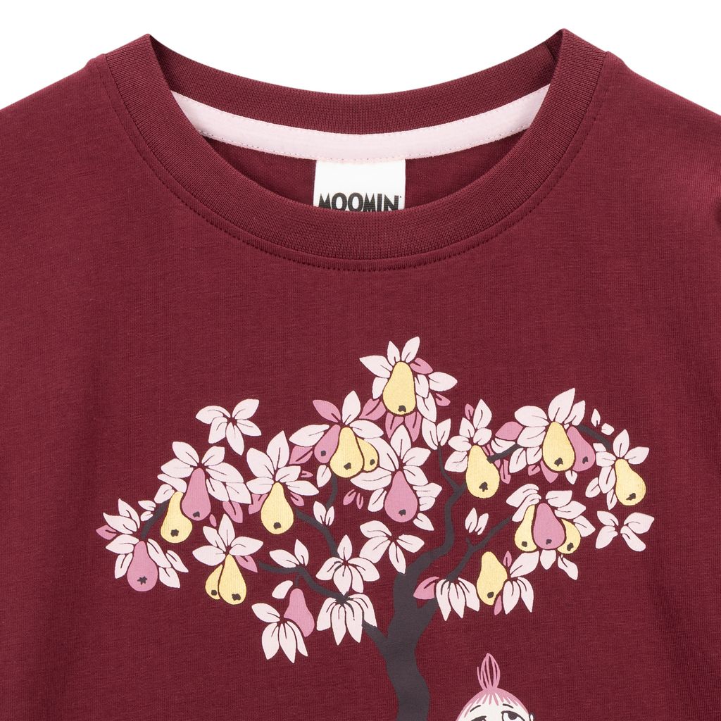 Moomin Kids' Sweatshirt - Gold Bow  Burgundy - 3