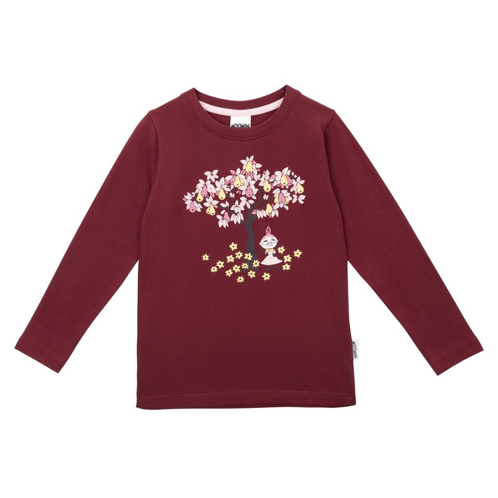 Moomin Kids' Sweatshirt - Gold Bow  Burgundy