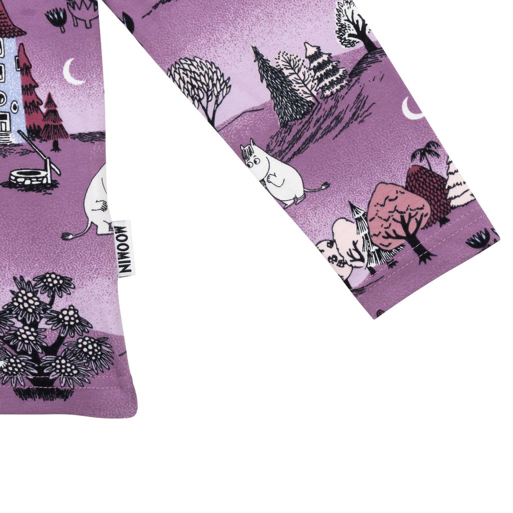 Moomin Kids' Sweatshirt - Moonlit Night Purple - 3