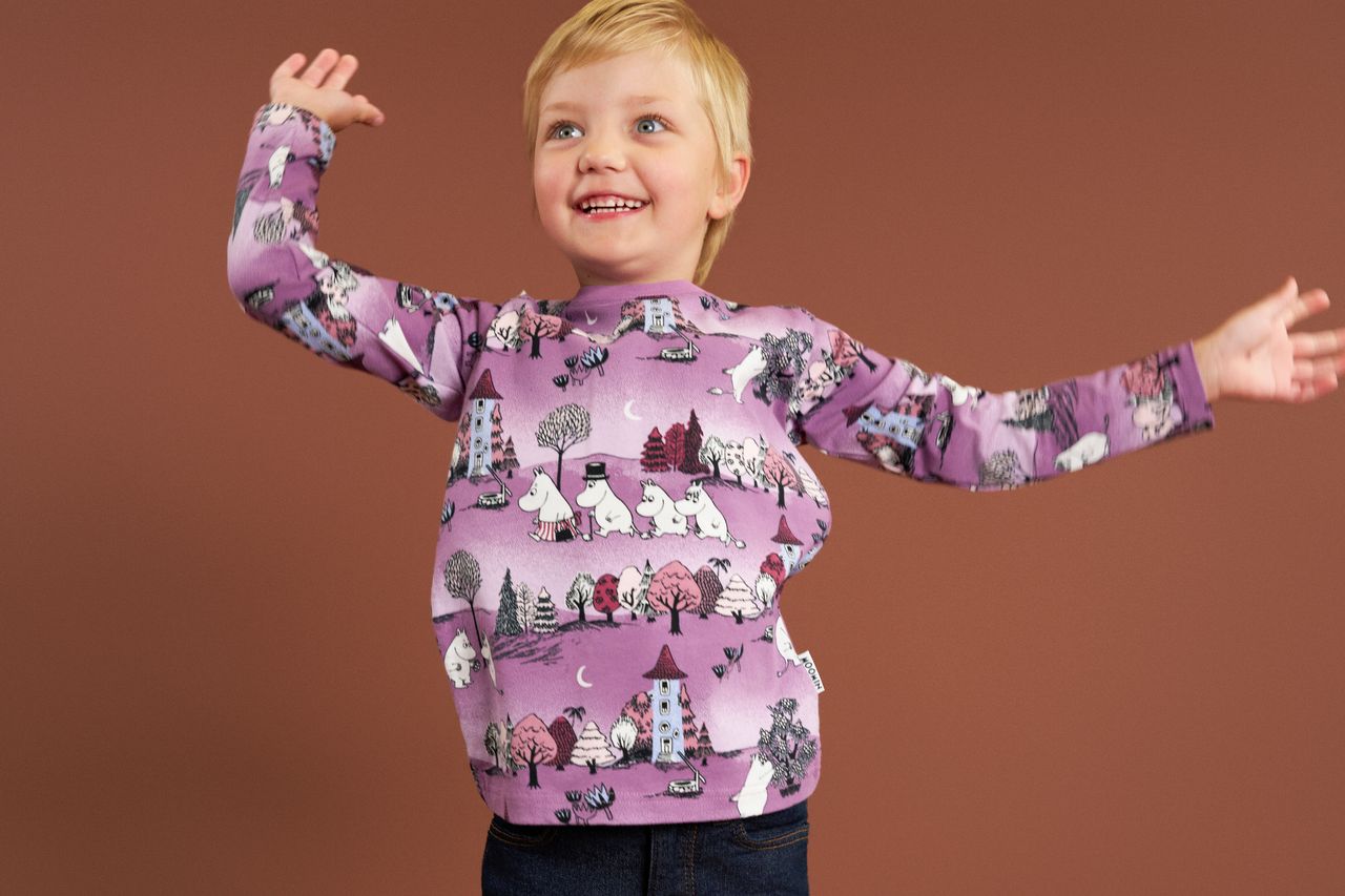 Moomin Kids' Sweatshirt - Moonlit Night Purple - 2