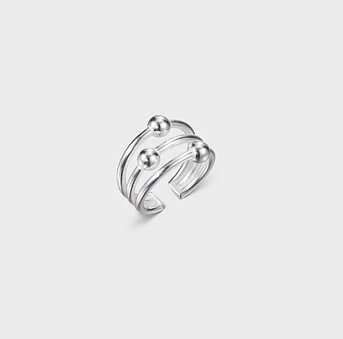 Circle of Light Ring Silver