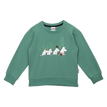 Moomin Kids' College Sweatshirt - The Wanderers Green