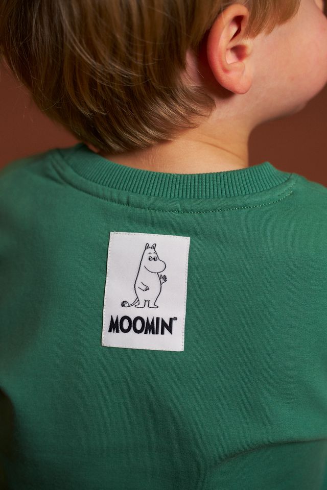 Moomin Kids' College Sweatshirt - The Wanderers Green - 4