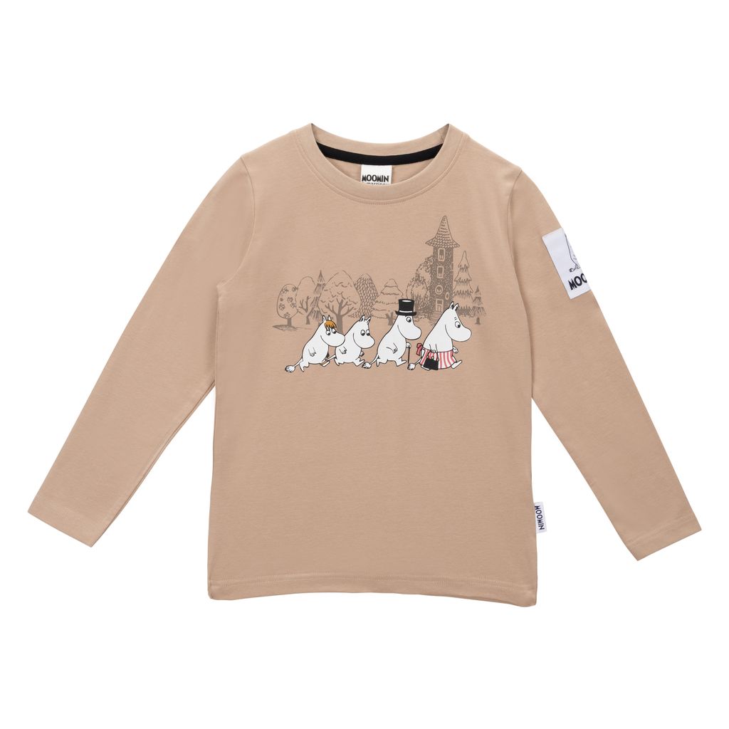Moomin Kids' Sweatshirt - The Wanderers, Beige