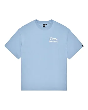 Deus t-shirt Venice sign glacier blue