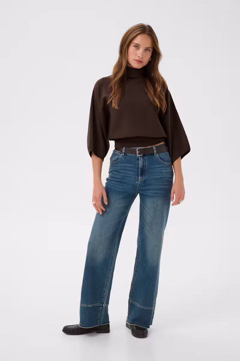 Saint Tropez Uzdina Pullover Chocolate Brown - 2