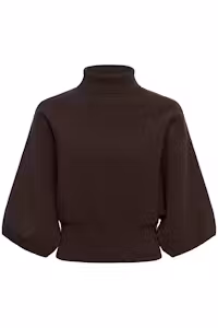 Saint Tropez Uzdina Pullover Chocolate Brown - 4