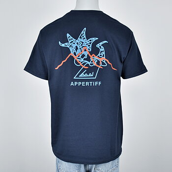 Appertiff - Bakkå Horizon T-shirt Dark Navy