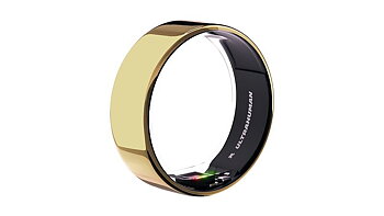 Ultrahuman Ring Air Smart Ring Storlek 08 - 2 År Garanti Helt Ny Oanvänd - Guld - Original