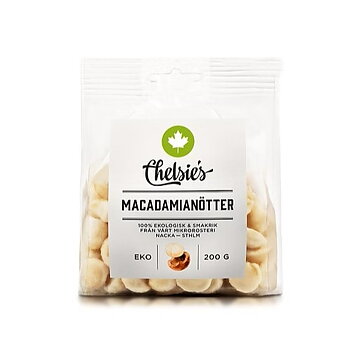 Chelsie's Macadamianötter EKO, 200 g