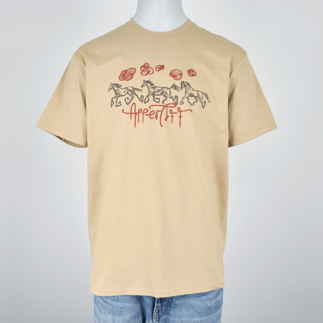 Appertiff - OB Wild Horses T-shirt Tan