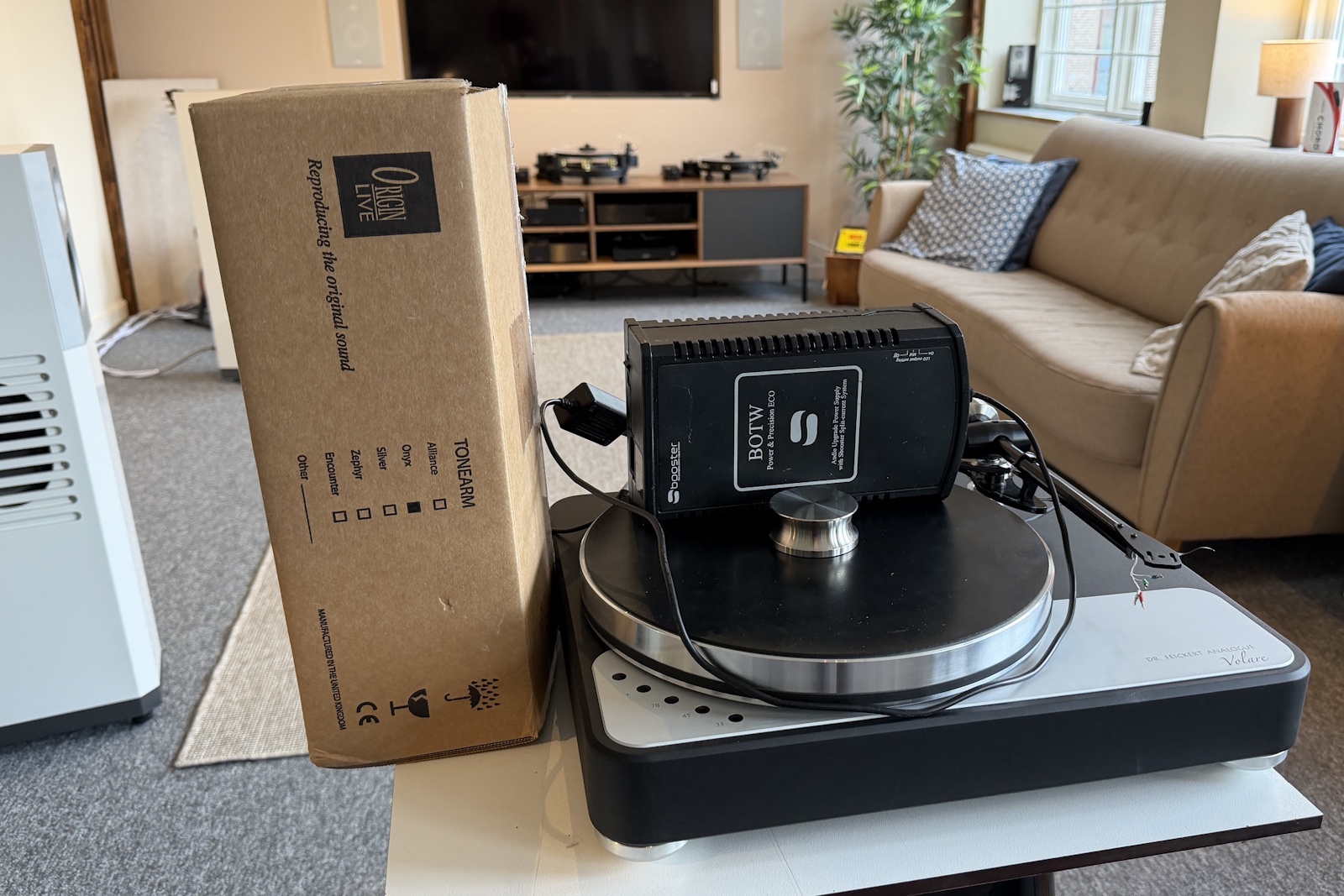 DrFeickert Volare med ny origin Live tonarm & SBooster- Skivspelarpaket - 3