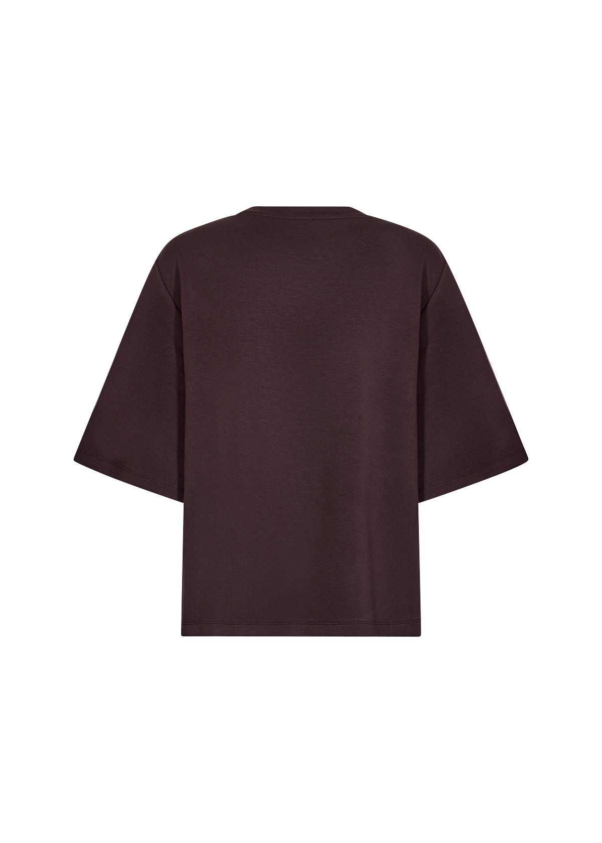 SC-BANU 345 T-shirt Brun Top med Paljettapplikation - 5
