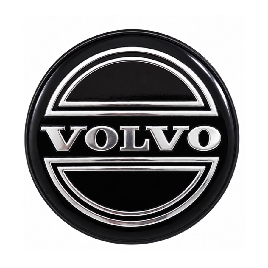 Centrumkapslar volvo Original, Svart, Avmonterad
