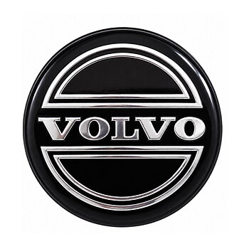 Centrumkapslar volvo Original, Svart, Avmonterad