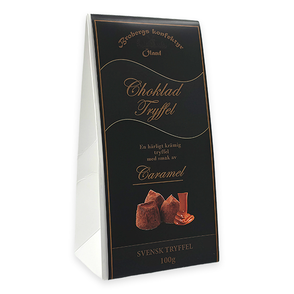 Chokladtryfflar Caramel Brobergs konfektyr, 100 g