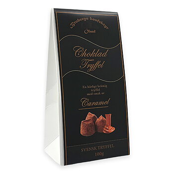 Chokladtryfflar Caramel Brobergs konfektyr, 100 g