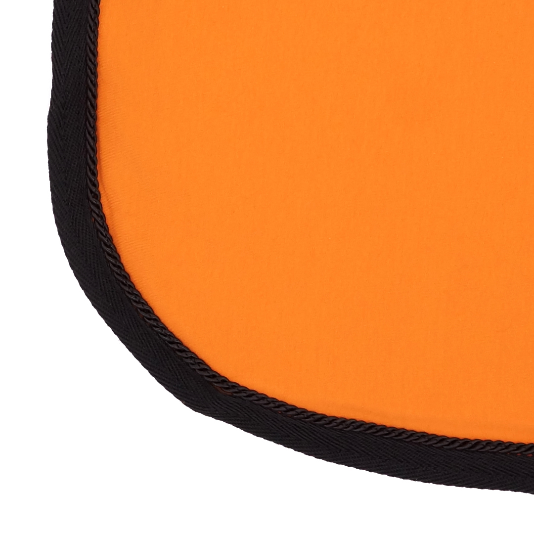 Bomullstäcke häst Orange, svart