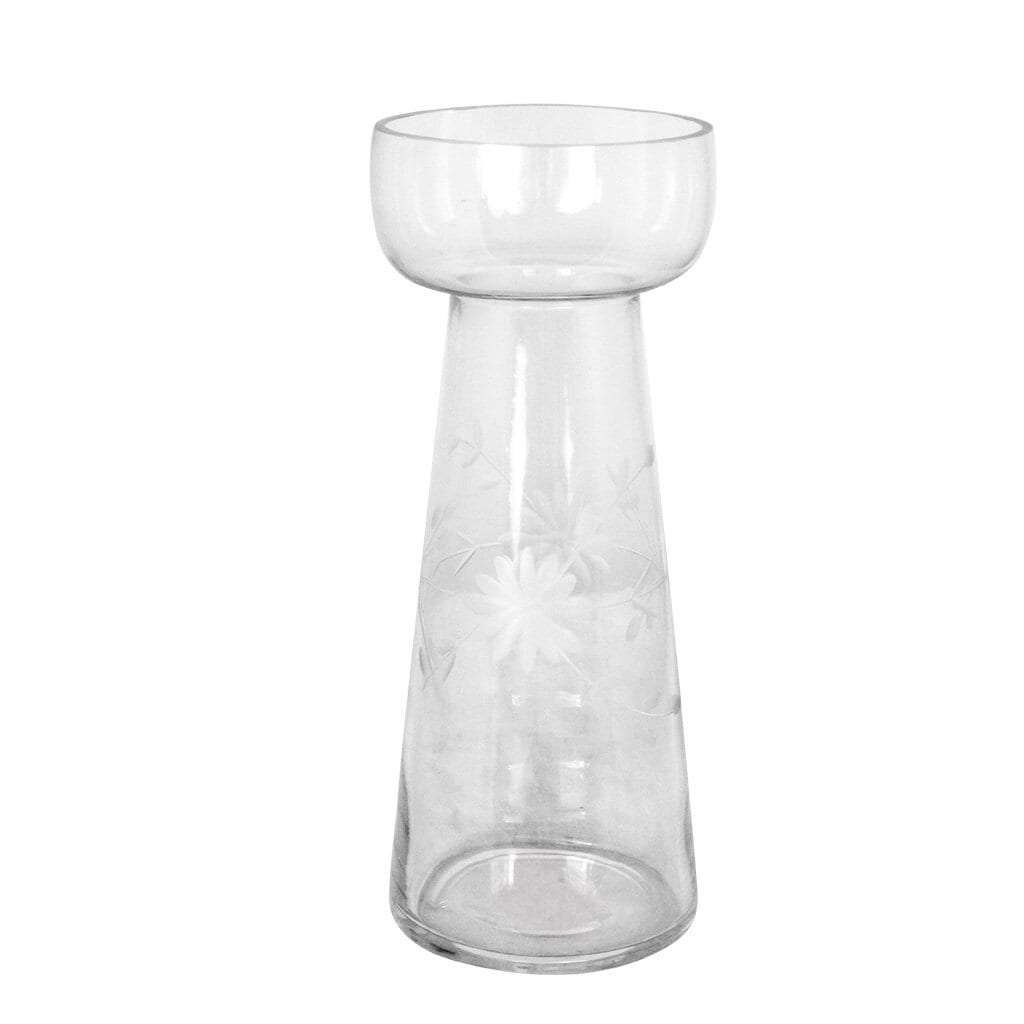 Hyacintvas - Lökvas - Glasvas - Klar - Stor - 2