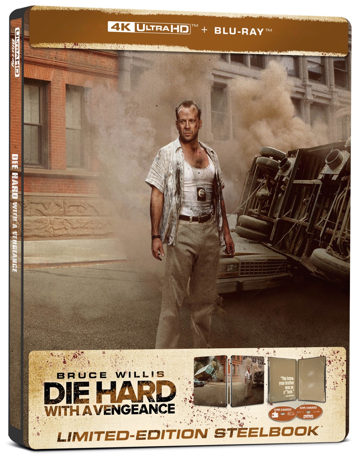 Die Hard With A Vengeance (Limited Edition Steelbook) (4K Ultra HD + Blu-ray)