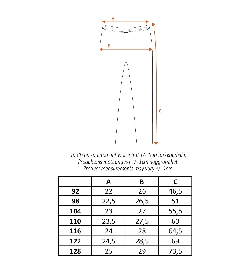 Mumin Barn Leggings - Filifjonkan Burgundy - 3
